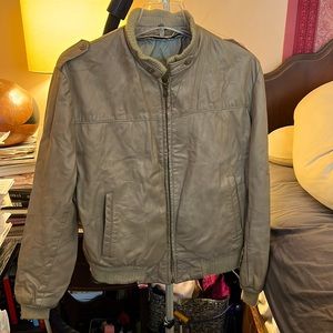 SALE! DEAL!! Vintage 70s / 80s Leather UNISEX Derby Jacket